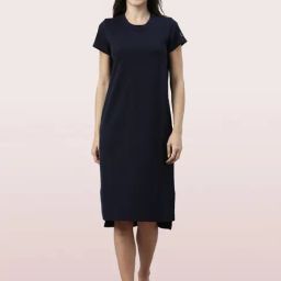 Enamor Dark Navy Lounge Dress-image-67