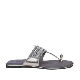 Inc.5 Women's Gun Metal Toe Ring Sandals-picture-11