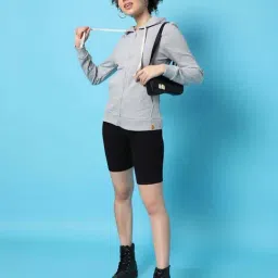 Campus Sutra Grey Cotton Sweatshirt-image-97