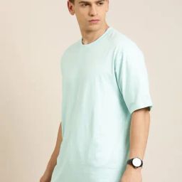Difference of Opinion Aqua Cotton Crew T-Shirt-image-32