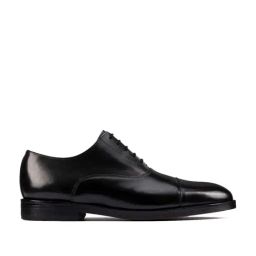 Clarks Men's Oliver Cap2 Black Oxford Shoes-image-7