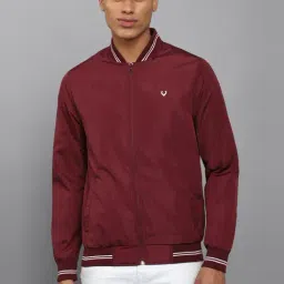 Men Maroon Solid Full Sleeves Casual Jacket-picture-15
