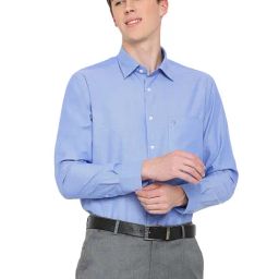 Cantabil Blue Regular Fit Shirt-picture-43