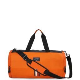 Tommy Hilfiger Ural Orange Polyester Printed Duffle Bag - 29 Ltrs-16