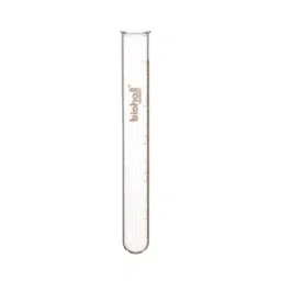 Biohall 70 ml Round Bottom Graduated Test Tube, BLS.TTG.07 (Pack of 10) image 1