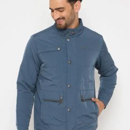 Duke Blue Regular Fit Jacket-image-12