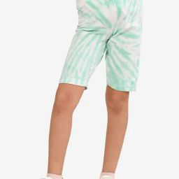 Bonkids Girls Tie & Dye Skinny Fit High-Rise Cotton Shorts-image-51
