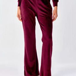 Cover Story Wine Flare Fit Mid rise Trousers-picture-48