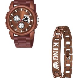 Gopal Shopcart Men Analogue Watch with Bracelet J16 BROAeviyo D NEW PU K Bracelet-image-28