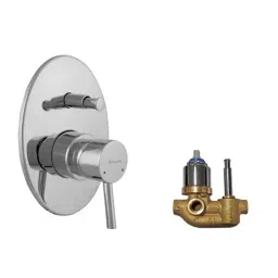Parryware Agate Pro Bottom Lever 2 Way Diverter with Concealed Chrome, G3385A1+G4887A1 (Pack of 2 Piece)-17