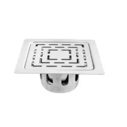 Jayna Wonder 127x127 mm Matt Finish Stainless Steel Floor Drain, WSF 01-image-37