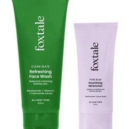 Foxtale Gel Face Wash & Nourishing Moisturizer Combo-image-3