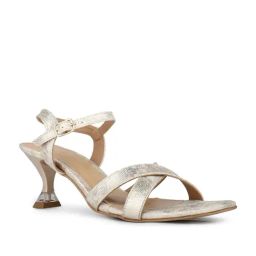 Inc.5 Women's Gold Ankle Strap Stilettos-image-53