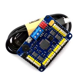 32 Channel Robot Servo Control Board Servo Motor Controller PS2 Wireless Control USB/UART Connection Mode Versatile Servo Controller For Robotics And Automation Projects - RS43832 Channel Robot Servo Control Board Servo Motor Controller PS2 Wireless Control USB/UART Connection Mode Versatile Servo Controller For Robotics And Automation Projects - RS438 image 1