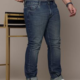 Nautica Plus Size Straight Fit Light Fade Non-Stretchable Pure Cotton Jeans-picture-12