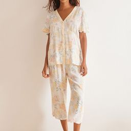 women'secret Floral Printed Shirt & Pyjamas Night suit-image-5