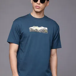 Allen Solly Printed Cotton T-shirt-image-61