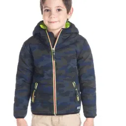 Cherry Crumble By Nitt Hyman Kids Grey Camouflage Hood Jacket-picture-21