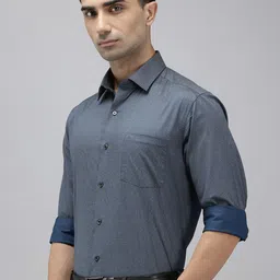 Arrow Manhattan Slim Fit Printed Pure Cotton Formal Shirt-image-33