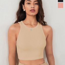 BAESD Women Pack Of 3 Ribbed Tank Crop Top-picture-17