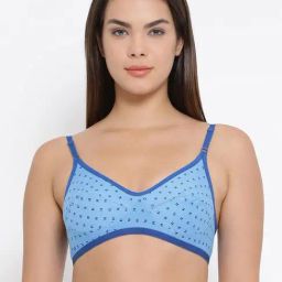 Clovia Blue Non Padded Non Wired Everyday Bra-image-87