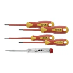Hogert Technik Alloy Steel Magnetic Screwdriver Set, HT1S994 (Pack of 5)-21
