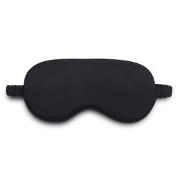 Jenna Silk Plain Sleeping Eye Mask -  Black-image-96