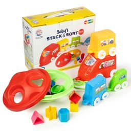 Ratnas Baby's Stack & Sort 2-in-1 Stacking Toy - Multicolor-image-36
