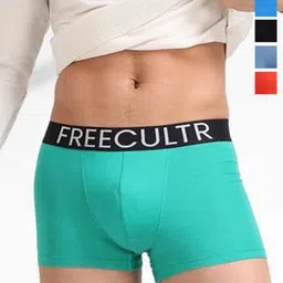 FREECULTR Pack Of 5  Trunks FC-CTN-T-CRL-BLK-BRB-HOG-SBL-05_S-15