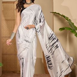 Sangria Tie and Dye Satin Designer Saree-picture-35