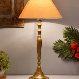 Homesake Silver Imperial Nickel Brushed Lamp with Black Shade (Bulb Included) - Set of 1-20