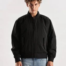 calvin klein jeans Calvin Klein Black Nylon Comfort Fit Solid Jacket-picture-42
