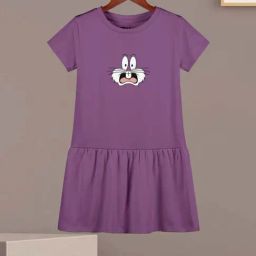 HELLCAT Girls Mauve Printed Dresses-96