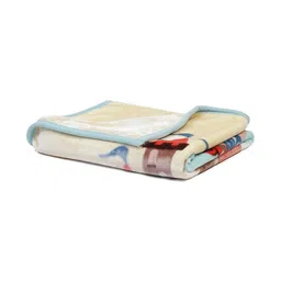 Monte Carlo Blue & Red Mild Winter 600 GSM Single Bed Blanket-image-57
