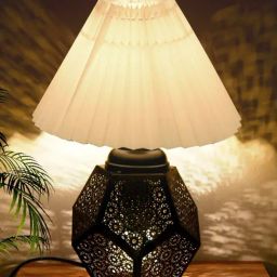 Homesake Black Metal Table Lamp-29