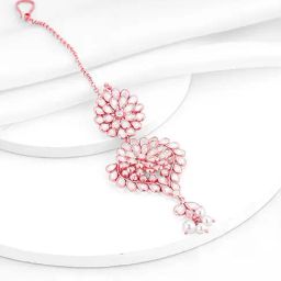 GIVA 92.5 Sterling Silver Banno Maangtikka-image-76