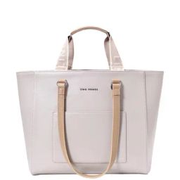 Lino Perros Beige Solid Large Tote Handbag-picture-12