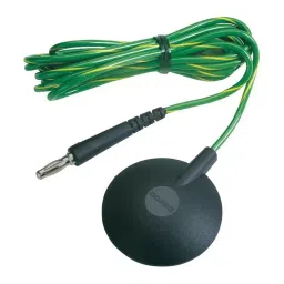 DESCO Coil Cord, Snap Stud, 1.83M, Grn/Yel, 09816-picture-0