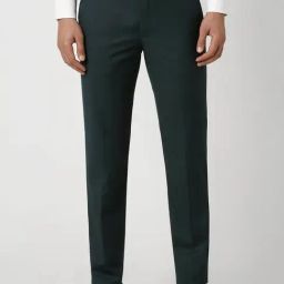 Van Heusen Green Slim Fit Trousers-image-47