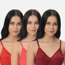 Mod & Shy Multi Lace Print Bra Set-picture-23