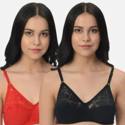 Mod & Shy Multi Lace Print Bra Set-picture-30