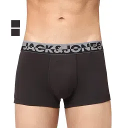 Jack & Jones Black Regular Fit Trunks - Pack Of 3-picture-8