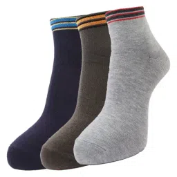 Dollar Multi Cotton Free Size Socks - Pack of 3-34