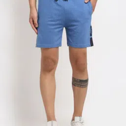 Club York Sky Blue Regular Fit Shorts-picture-12
