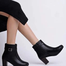 Shoetopia Kids Black Casual Booties-picture-38