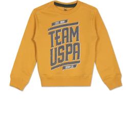 U.S. Polo Assn. Kids Yellow Printed Full Sleeves Sweatshirt-image-56