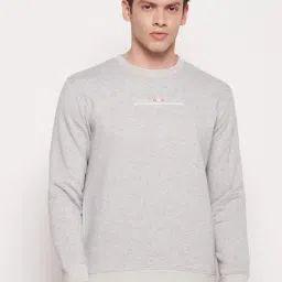 Cantabil Light Grey Regular Fit Sweatshirt-picture-22
