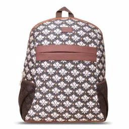 ZOUK 18 Ltrs Black Printed Backpack-69