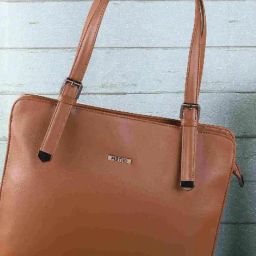Metro Tan Solid Large Shoulder Handbag-27