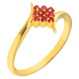 Malabar Gold and Diamonds 22K (916) BIS Hallmark Yellow Gold Ring for Women-picture-1